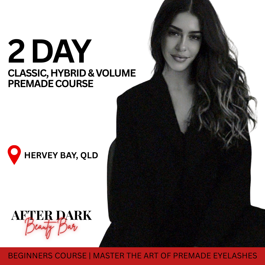 1:1 IN PERSON CLASSIC, HYBRID & VOLUME PREMADE EYELASH COURSE