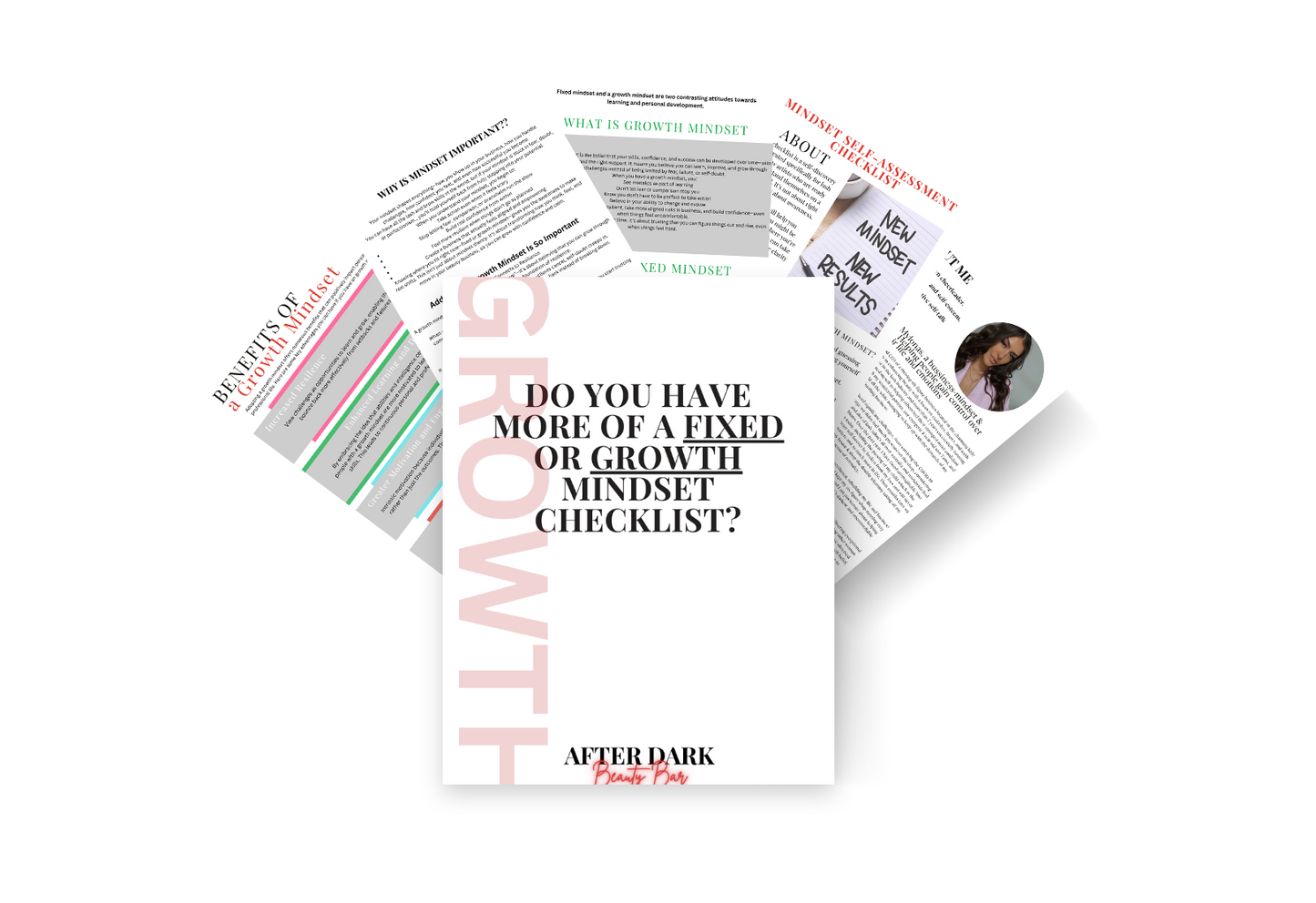 DO YOU HAVE MORE OF A FIXED OR GROWTH MINDSET CHECKLIST??